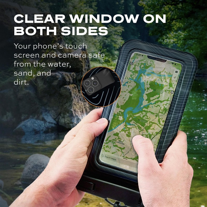 Statik MarCase Waterproof Phone Pouch - IPX8 Floating Waterproof Bag,
