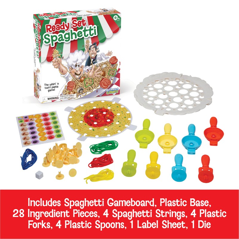 Ready Set Spaghetti Board Game – Kids Games, Family Game,