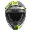 FC-Moto Flex Motocross Helmet, Black/Yellow, XL