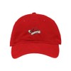 One Size Red Deluxe Dad Santa Hat Embroidered Deluxe Dad