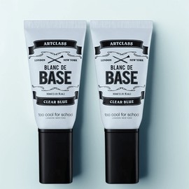 Too Cool for School Art Class Blanc de Makeup Base 30ml, No. 1 Clear Blue, 2 pcs. / 투쿨포스쿨 아트클래스 블랑 드 메이크업 베이스 30ml, 1호 클리어 블루, 2개