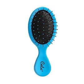 CALA - mini cepillo ovalado para desenredar cabello húmedo y seco (gatos arcoíris)