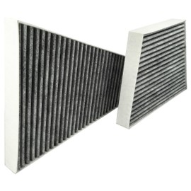 vhbw 2x Cabin Air Filter Replacement for VW 3D0819644, 3D0898644, 3D1819643, 3D18199644 for Car - Activated Carbon