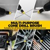 Holikme 15-Piece Drill Brush Attachment Set - Power Scrubber, Crevice,