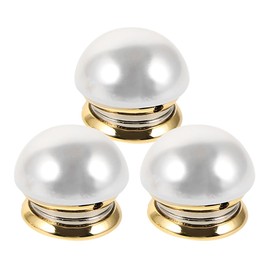 NUOBESTY Pack of 3 Magnetic Brooches for Clothes, Pearl Brooch Without Holes, Strong Magnetic Closure, Elegant Design, Versatile for Shirts, Sweaters and DIY Decoration