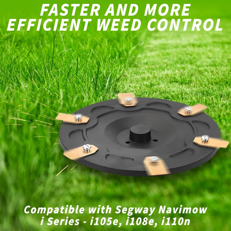 Dwafill Robot Lawnmower Blade Plate + 6 Blades, Compatible with