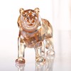 DOJOZ Crystal Tiger Figurine Animals Craft Home Decor Ornaments Collectible