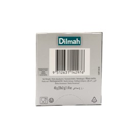 Dilmah Peach Flavoured Ceylon Black Tea - Caja con 20 piezas