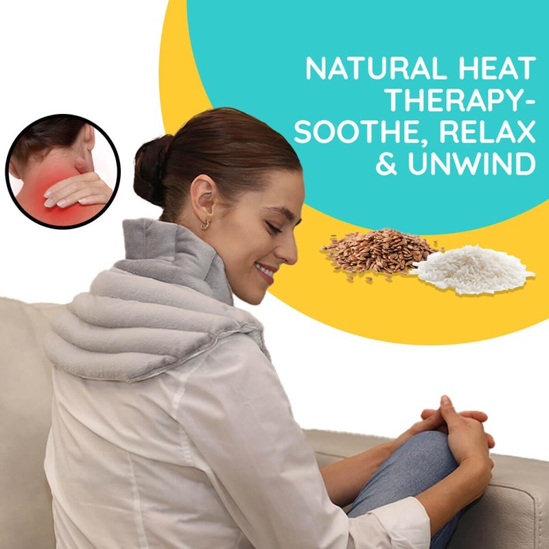Heating Pad Solutions - Neck and Shoulder Microwavable Heating Pads