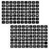 MICTUNING 140PCS Switch Panel Stickers for P1s RGB 8/12 Gang,