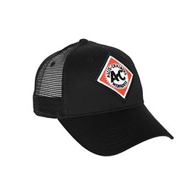 Allis Chalmers Hat with Vintage AC Logo, Black Mesh
