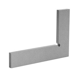 Hilitand Stainless Steel Right Angle Ruler, High Accuracy 2 Straight Edges 90 Degree Ruler, Measuring Tools for Flat Edge and Square Measurement(100 x 70mm)