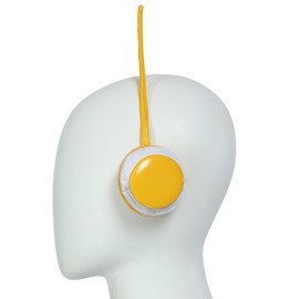 haikyuu Unisex Cosplay Accessory Leather Headphone Decoration (yellow)