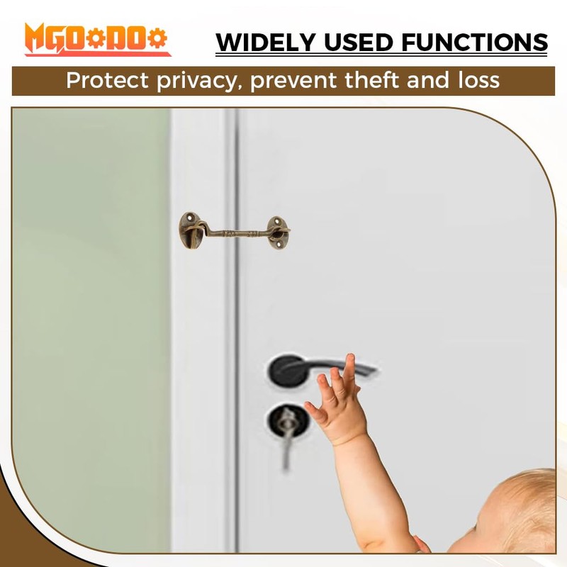 4 Inch Hook and Eye Latch Cabin Hook and Eye