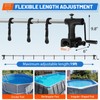 Pool Cover Reel for Above Ground Swimming Pool, Adjustable19 Feet