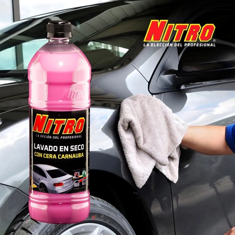 Lavado En Seco Con Cera Carnauba Nitro De 900 Ml