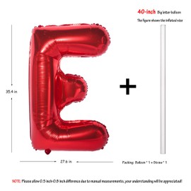 40 inch Rainbow Number Helium Foil Birthday Party Balloons (big size, Number 2, Rainbow)