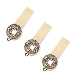 CAXUSD 3pcs Vintage USB Flash Drive Protective Shell Ingot Design Disk Cover for Enhanced Safety and Style