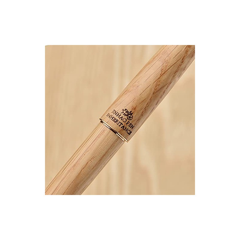 Jinhao 9036 - Pluma estilográfica de madera natural hecha a