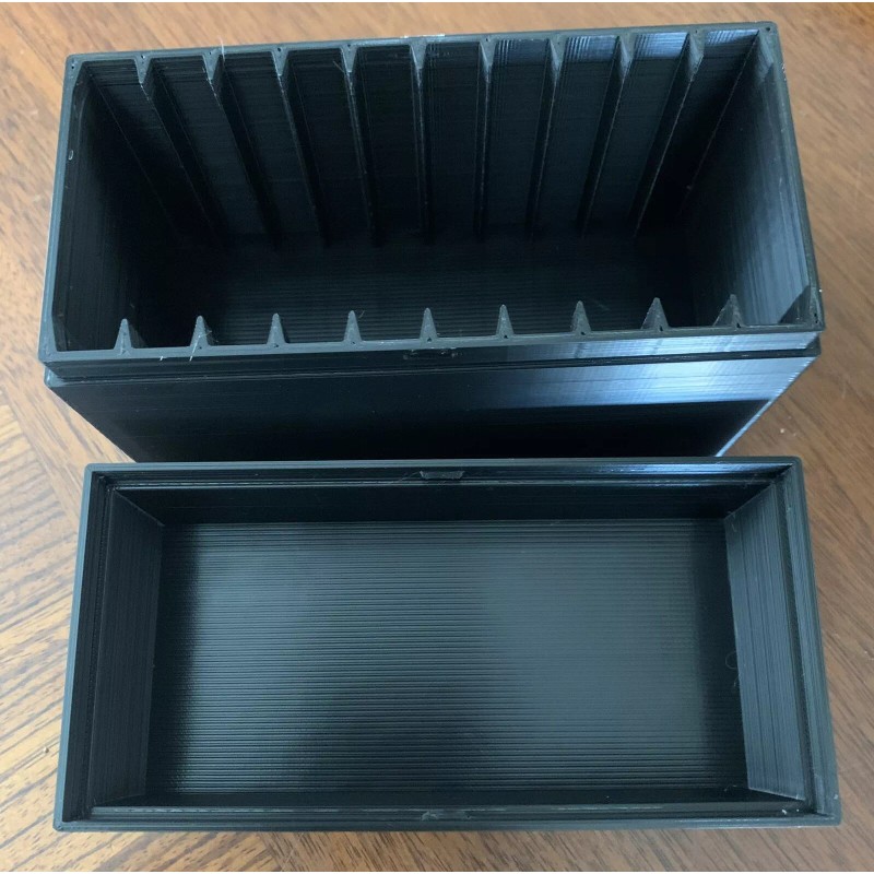 Storage Solutions 3DP Black Storage Box Holds 10x 10 oz
