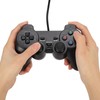 Computer Game Controller Wired USB Gamepad with Dual‑Vibration For PC