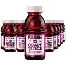 Kedem Concord Grape Juice, 8oz Plastic Bottle (24 Pack)