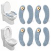 Muimurex Padded Toilet Seat Warmer Cushion Washable(Blue)