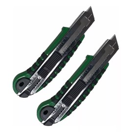 Lion Tools 2 Cutters Uso Industrial Con 10 Navajas 18mm Cuerpo Metálico