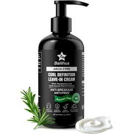 Crema definidora de rizos para hombre – Con manteca de karité, aceite de argán y aloe vera – Crema de peinado ligera para cabello rizado, ondulado y afro – Controla el encrespamiento, secado al aire o con difusor – Sin sensación grasosa, aroma a romero – 