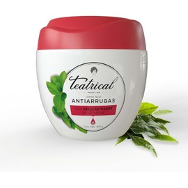 TEATRICAL - Crema Facial Antiarrugas. Con células madre de té verde. Tarro con 400g