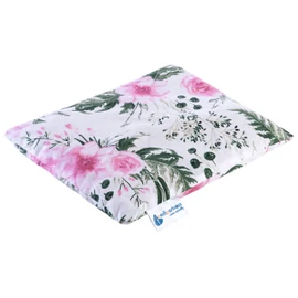 Medi Partners Cherry Stone Cushion, Grain Cushion, Large Heat Cushion, 500 g, 20 x 25 cm Rectangle, Eco, Natural, 100% Cotton, Heat/Cold Therapy, Massage Therapy (Rose Flowers)