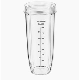 32oz Cup with 7Fin Blade for Nutri Ninja Auto IQ Series Blenders 1000W BL450 BL454 BL456 BL480 BL481 BL482 BL490 BL640 BL642 BL680 BL687