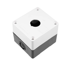 uxcell Push Button Switch Control Station Box 22mm 1 Button Hole Waterproof 78 x 71 x 64mm