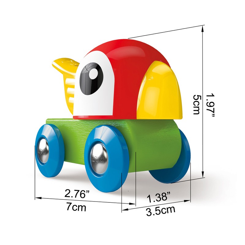 Hape E3808 Whilstling Parrot Railway Engine - My First Railway