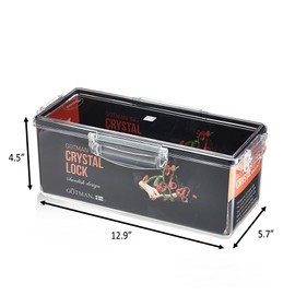 gotman Airtight Food Storage Container with Lid (111.6 oz,With Removable Drain Tray)-BPA-Free | Dishwasher, Microwave & Freezer Safe | Leak-Proof Lids | Kimchi Storage Container | Fresher Food