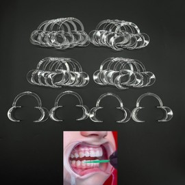 OHYER 20 Stück Dental-Mundöffner für Zahnaufhellung Wangenhalter Lippenhalter für Zahnarzt Mundpflege-Werkzeug Durchsichtig Klein für Kinder Munduntersuchung Mundschutz Herausforderungsspiel (S)