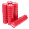 Operitacx 50pcs Red Round Magnetic Numbers for Kids – Fridge