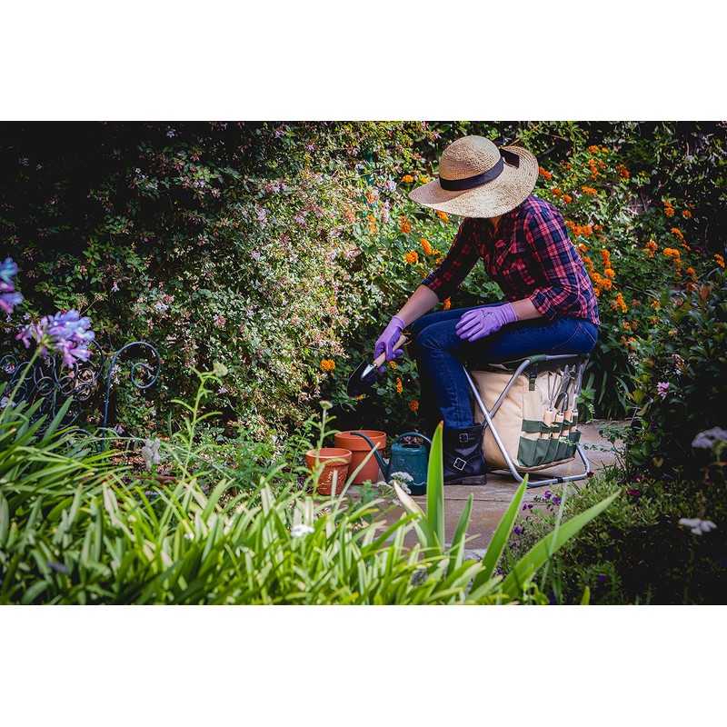 ONIVA - a Picnic Time brand Gardener Folding Seat with