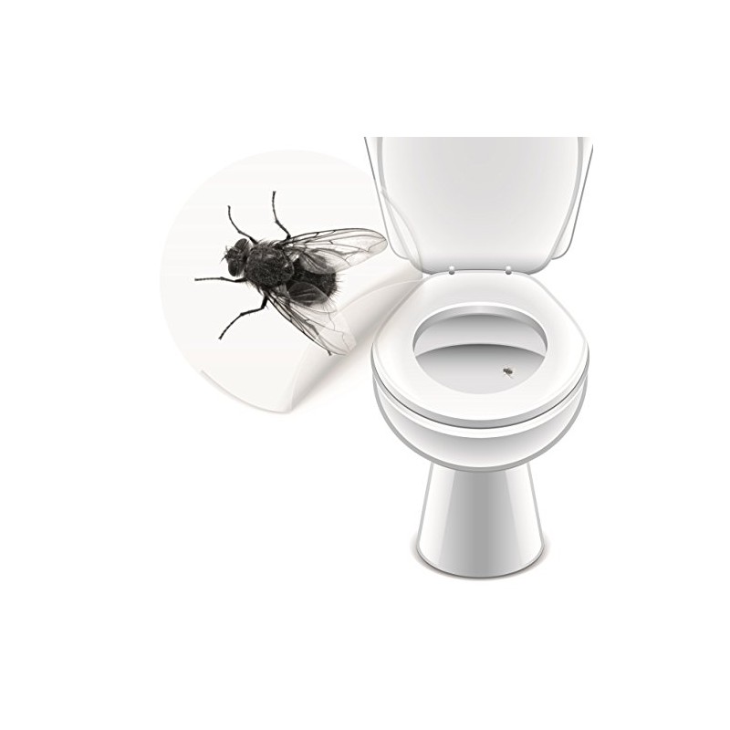 6 x Toilet Stickers Bathroom Equipment Pub Pissoir Urinal Funny