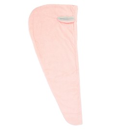 Baluue Adorable Dry Hair Hat Ultra Absorbent Water Absorption Hair Towel Wrap Button Design for Bathing Makeup and Travel Quick Drying Fleece for Women