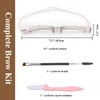 Teuvo Eyebrow Stencils Set for Beginners, 12 Styles with Eyebrow