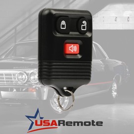 Car Key Fob Keyless Entry Remote fits Ford, Lincoln, Mercury, Mazda with Ignition Key (CWTWB1U331 GQ43VT11T CWTWB1U345 3-btn)