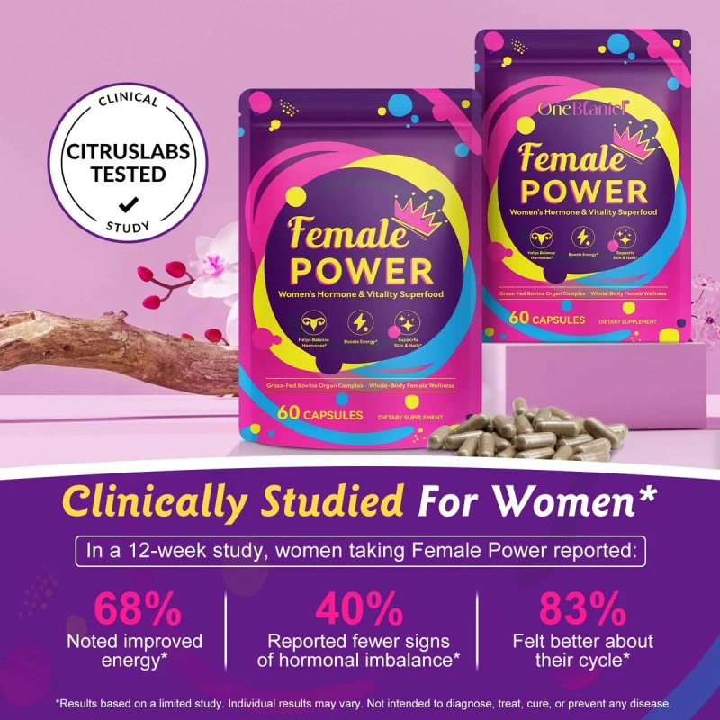 Beef Organ Para Mujeres, 60 Cpsulas, Criado En Pasto