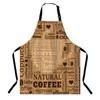 BGBDEIA Cup Typography Words Apron for Women Men, Adjustable Apron