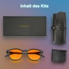 SURFOU Blue Light Filter Glasses for Men and Women, Blue