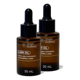 Green Eco Beauty Suero Para Crecimiento De Pestañas Lash Oil 2 Pack
