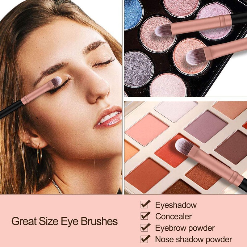 BS-Mall 18pcs BS-MALL Makeup Brushes Premium Synthetic Professional Eye Brushes