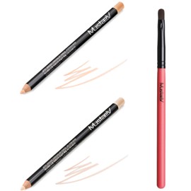 Mustaev Concealer Peach Beige + Pure Beige Pink Brush BNS / 머스테브 컨실러 피치베이지 + 퓨어베이지 핑크브러시 BNS