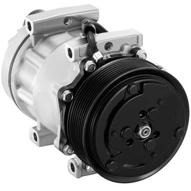 BDFHYK Air Conditioning A/C Compressor with Clutch compatible with Freightliner FL70 1992-2005, M2 106 2005, Sprinter 2500/3500 2015-2018 Replacement 58784, 1521843, ABPN83304003, ABPN83304123