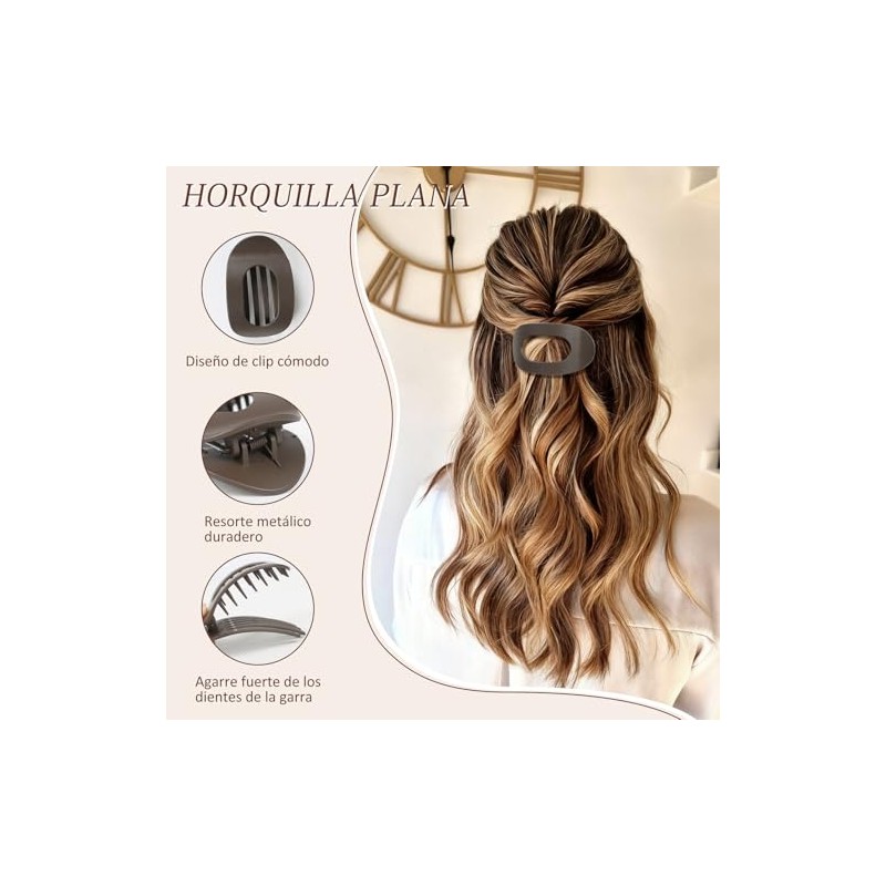 Pinzas para Cabello Mujer (6 Piezas) - Broches para Cabello